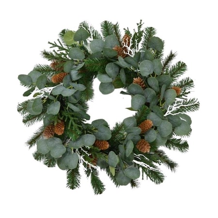 Holiday Bright Lights Celebrations Home 24 in. D Wreath NWR24A